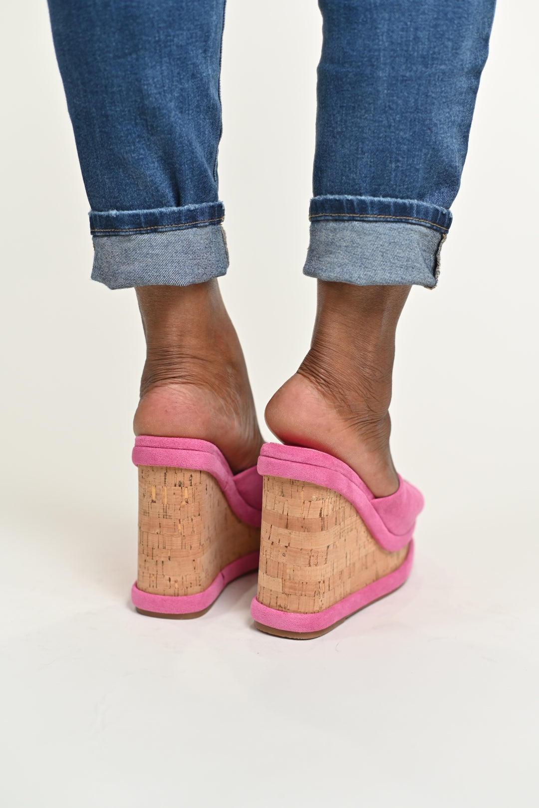Madeline Pink Wedge Heels