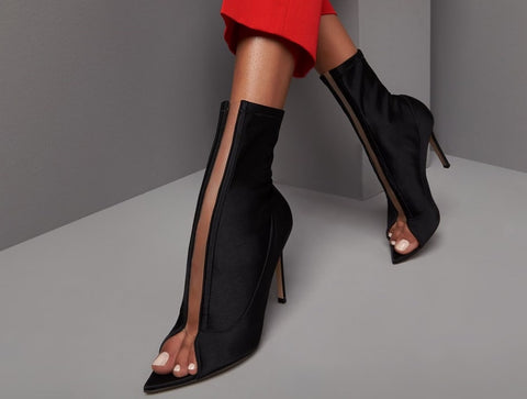 Finley Peep-toe Booties