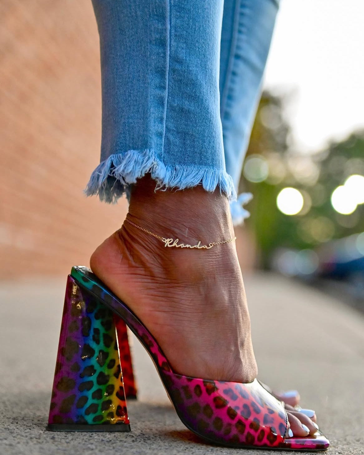 Chandlar Leopard Mules
