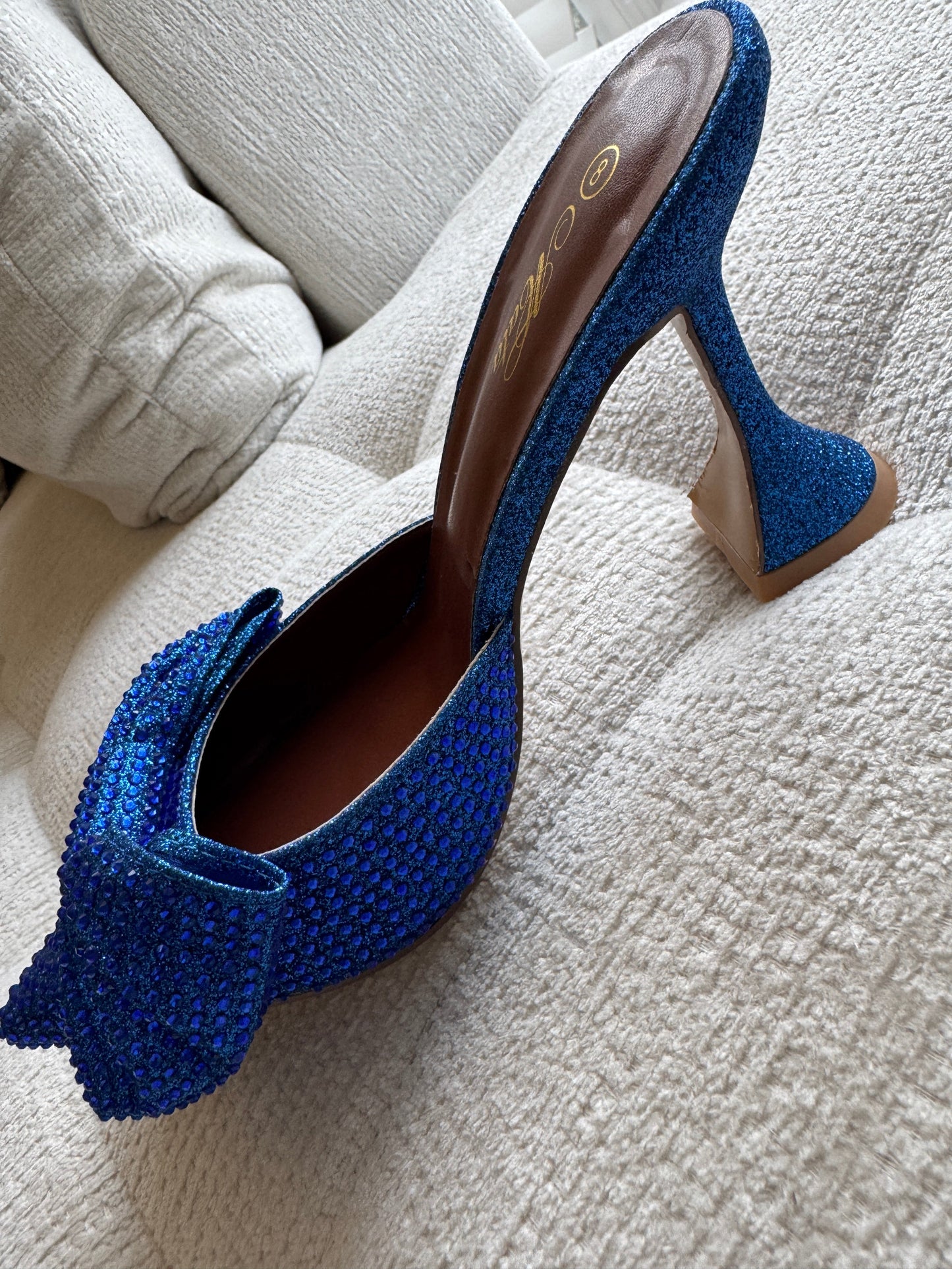 Dress-up Blue Mules