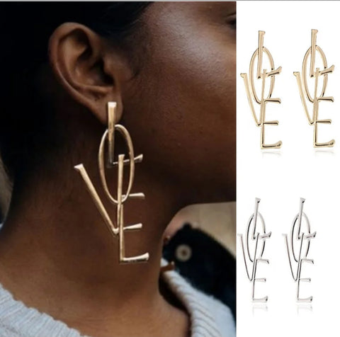 Love Dangle Earrings