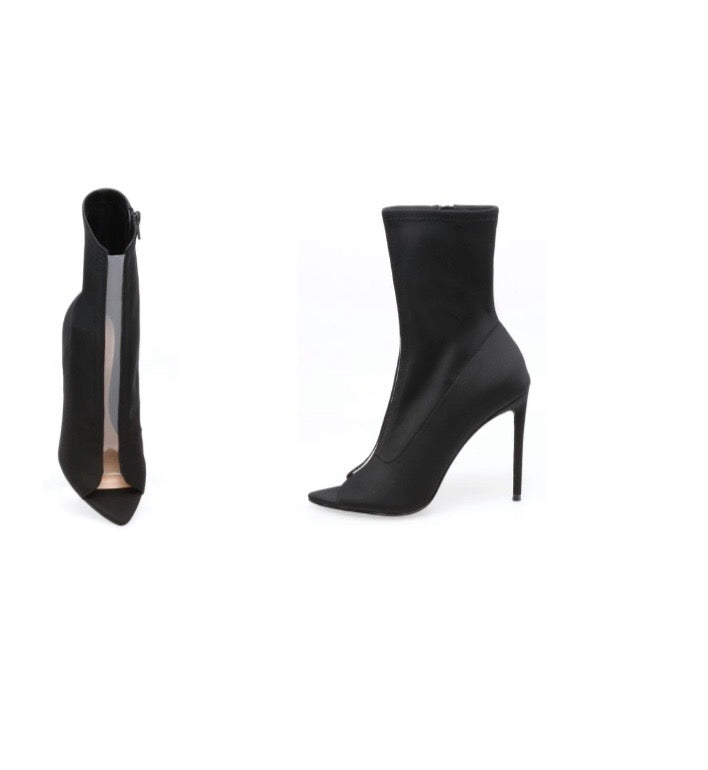 Finley Peep-toe Booties