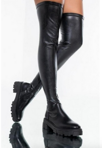 Eureva Over the Knee Stretch Boot