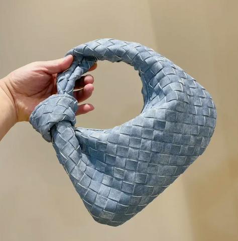 Denim Knot Bag