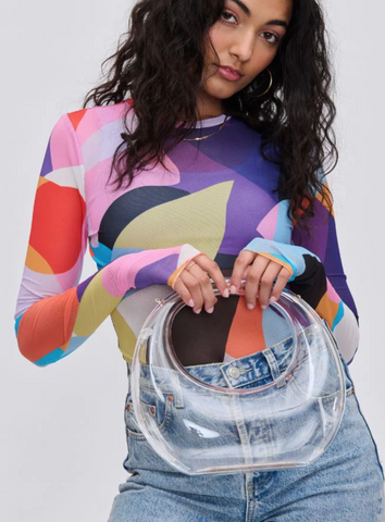 Trave Clear Acrylic Handbag