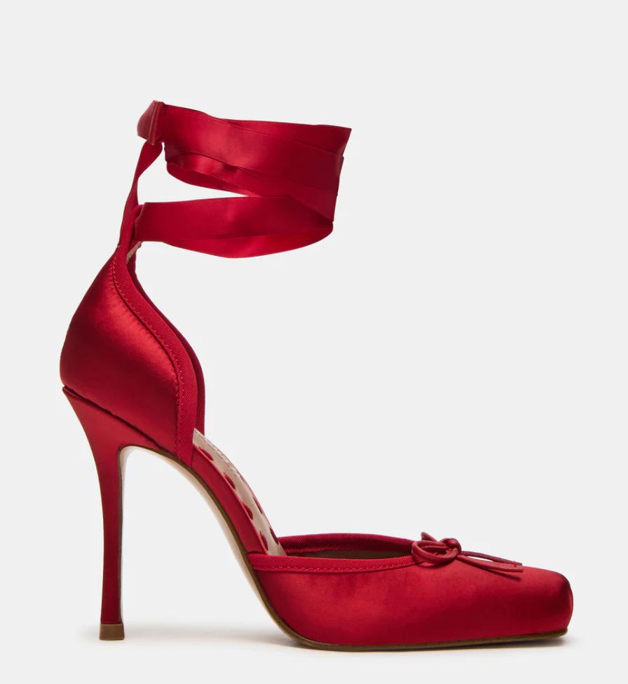 LARINA RED SATIN