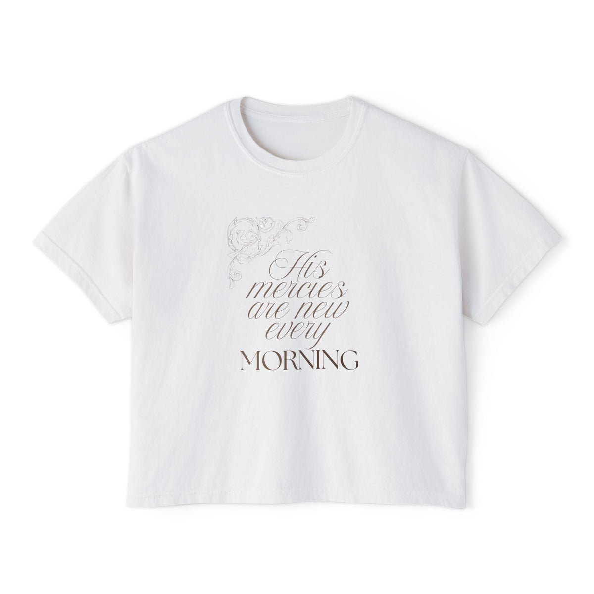 New Mercies | Womens Boxy Tee