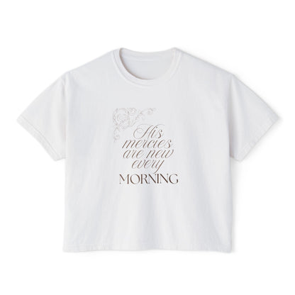 New Mercies | Womens Boxy Tee
