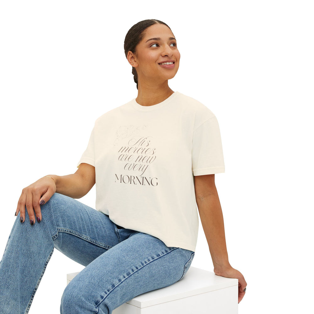 New Mercies | Womens Boxy Tee