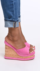 Madeline Pink Wedge Heels