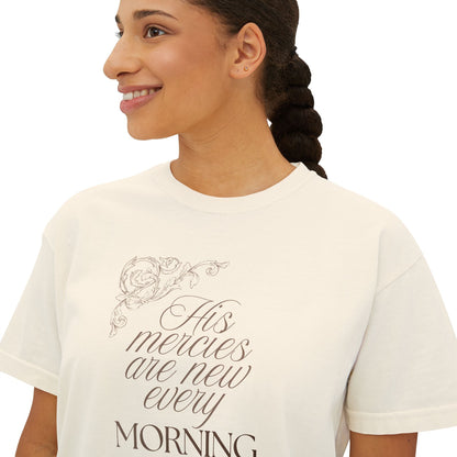 New Mercies | Womens Boxy Tee
