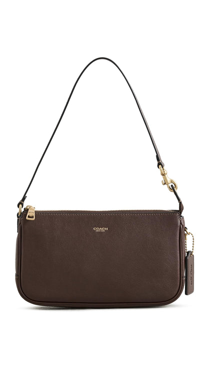 Coach Women's Natural Grain Leather Plaza Bag