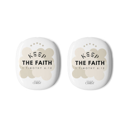 Keep the Faith | AirPod Max Hard Case | Floral Brown
