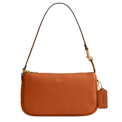 Coach Women's Natural Grain Leather Plaza Bag