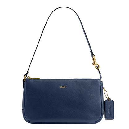 Coach Women's Natural Grain Leather Plaza Bag