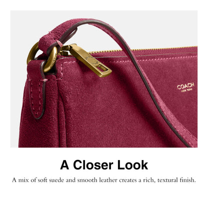 Coach Women's Natural Grain Leather Plaza Bag