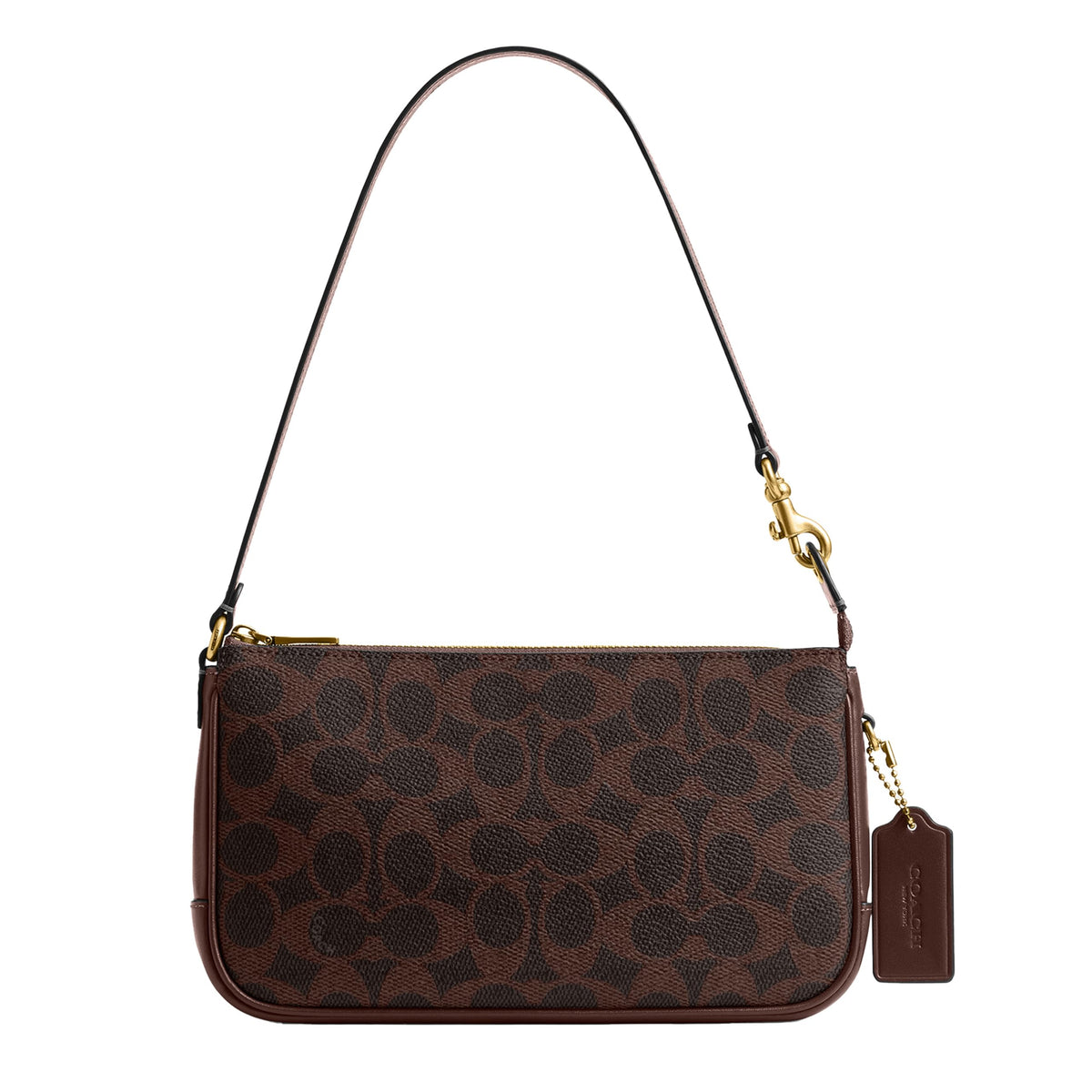 Coach Women's Natural Grain Leather Plaza Bag