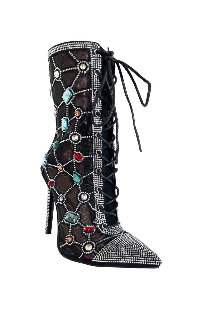 GEM Jeweled Booties