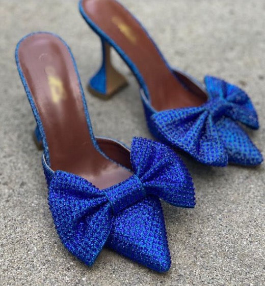 Dress-up Blue Mules