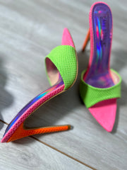 Albin Color Block Mules