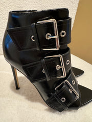 Black Maxence Buckle Bootie
