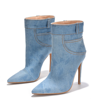 Cayanne Blue Denim Bootie