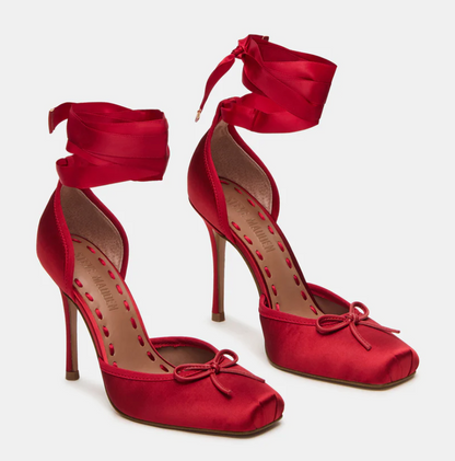 LARINA RED SATIN