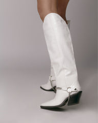 White Uzara Western Boot