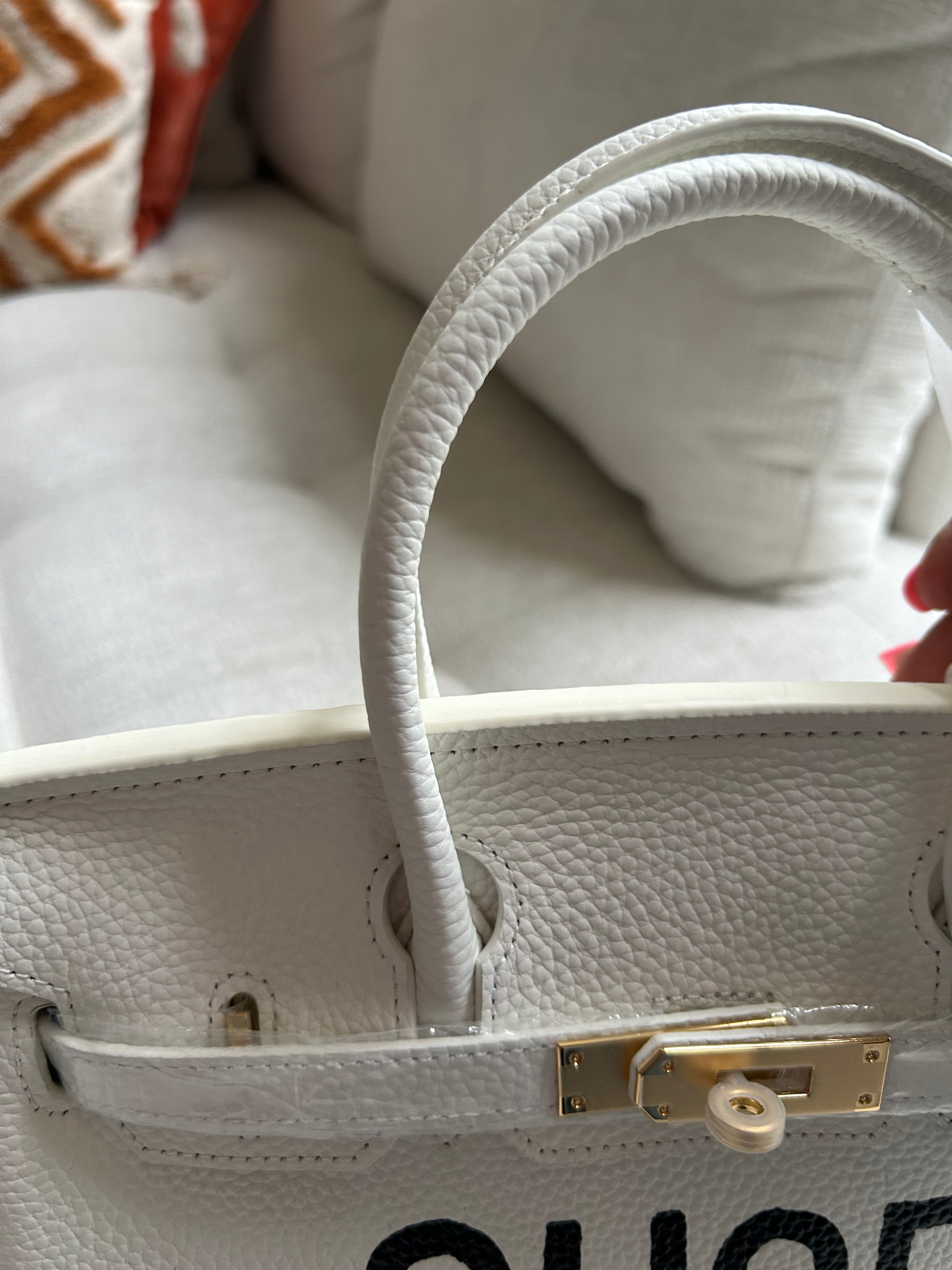 Gweneth Luxury Inspired Bag_white - Shoe Snobb